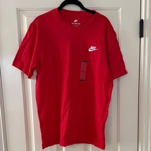 Nike Men's Bold Red Short Sleeve Tee